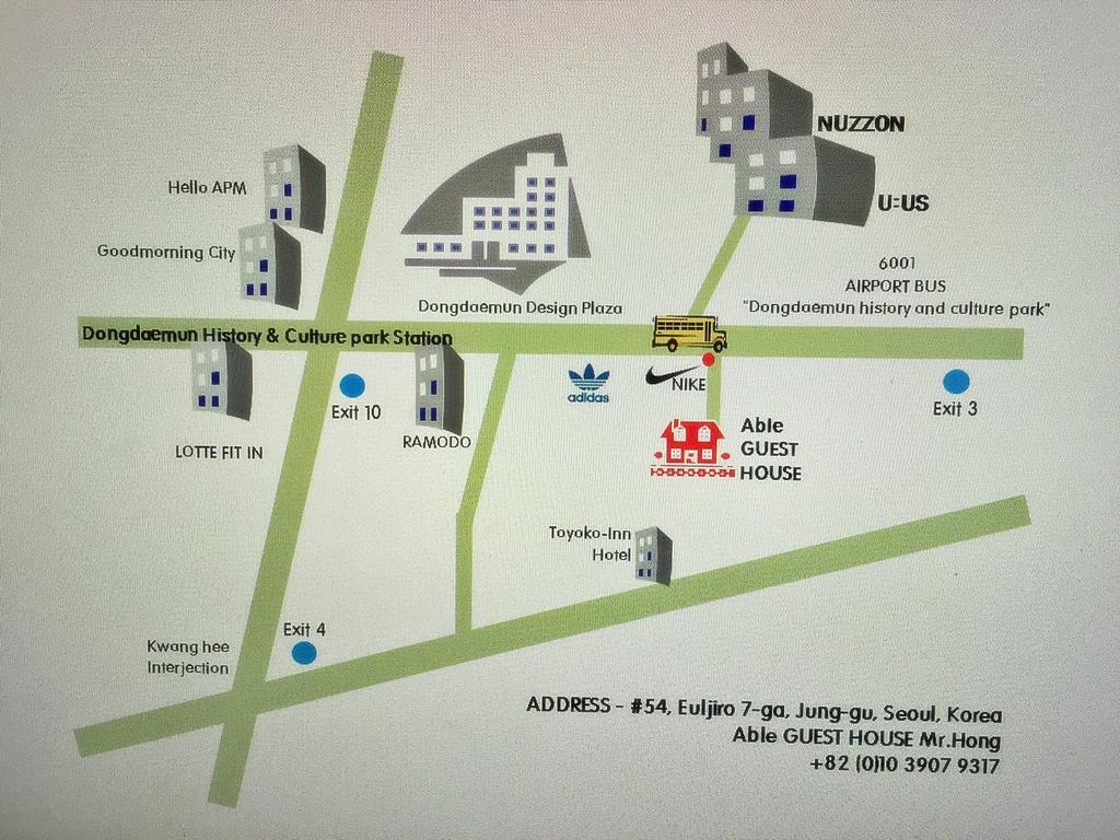 Able Guesthouse Dongdaemun Seoul Eksteriør bilde
